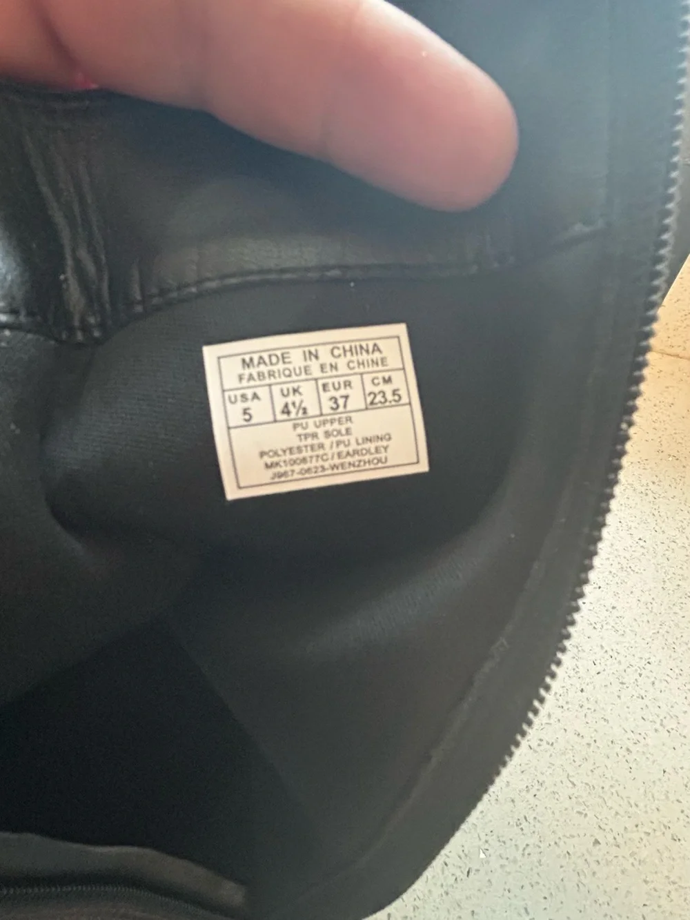 Michael Kors Black Leather Logo Cuff Riding Boots